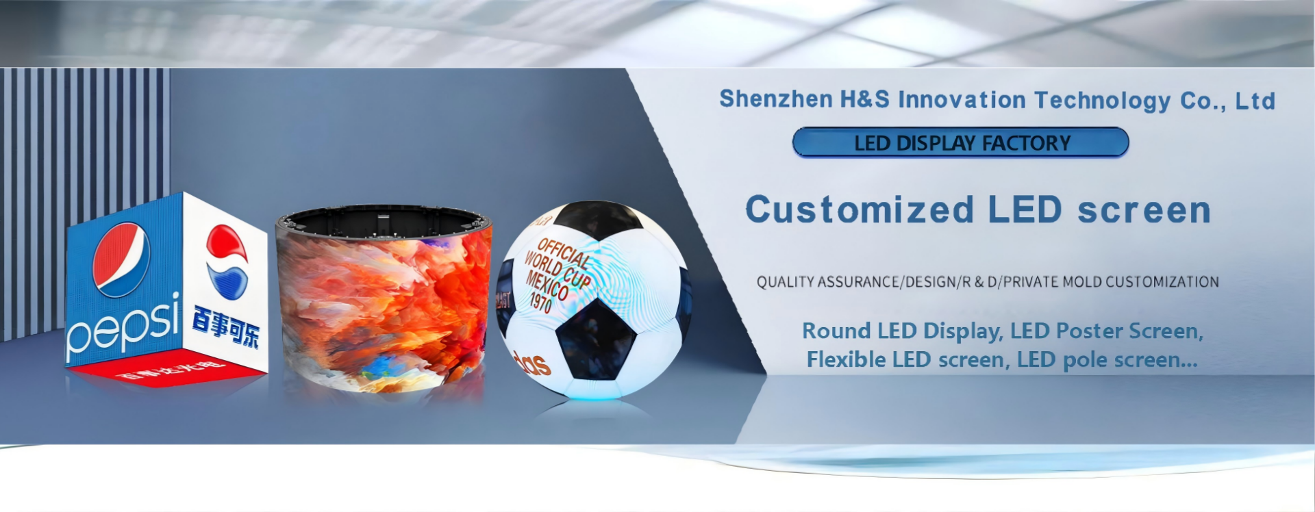 kwaliteit Ronde LED-display fabriek