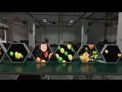 Zeshoekig LED-scherm Speciaal gevormd Full-color LED-scherm
