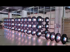 Buitenshuis rond geleid diaplay scherm P4.28 dia-600mm dubbelzijdig waterdicht cirkelvormig LED-scherm