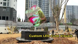 Kubus led-videodisplay