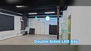 Indoor Dubbelzijdig LED-display LED-reclamedisplay