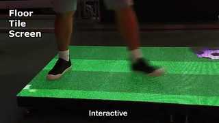 Full Color LED-display / vloertegel led-scherm