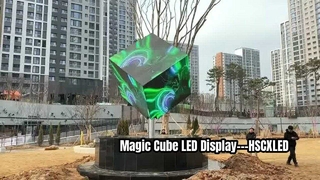 Kubus led-videodisplay