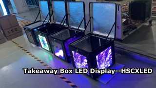 LED-display voor voedselbezorgbox