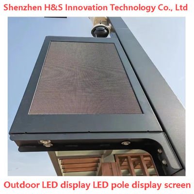 Pole LED Display for Advertising Standing Street LED Screen