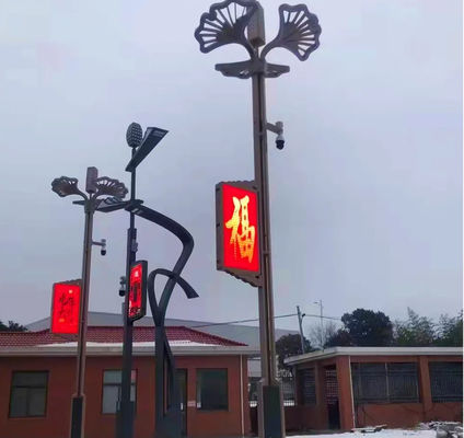 Pole LED Display for Advertising Standing Street LED Screen