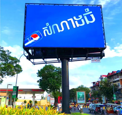 Pole LED Display for Advertising Standing Street LED Screen
